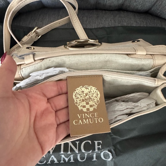 Vince Camuto Nude Crossbody Bag | NWT + Dust Bag | Ring Detail |Adjustable Strap - Picture 10 of 12